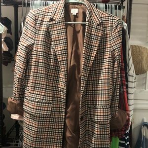 A New Day Plaid Blazer